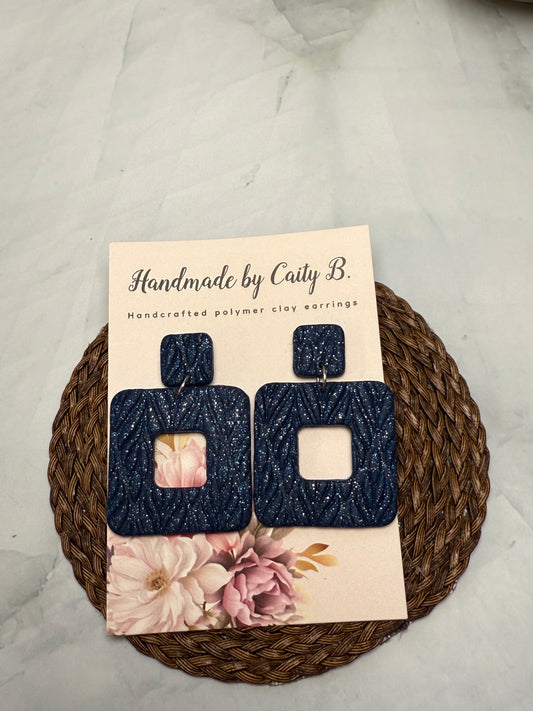 Blue Sparkle Earrings