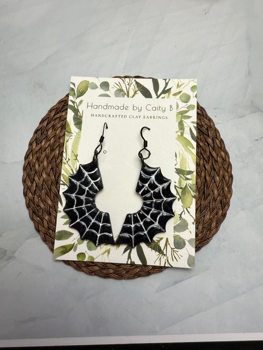 Spider Web Earrings