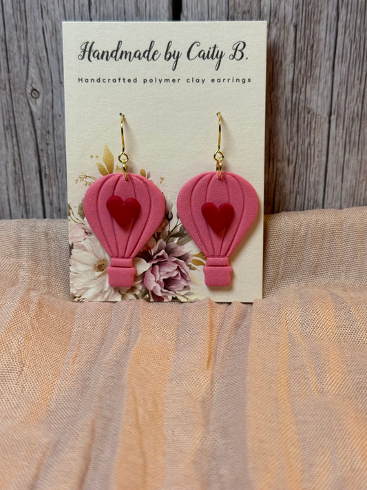 heart hot air balloons