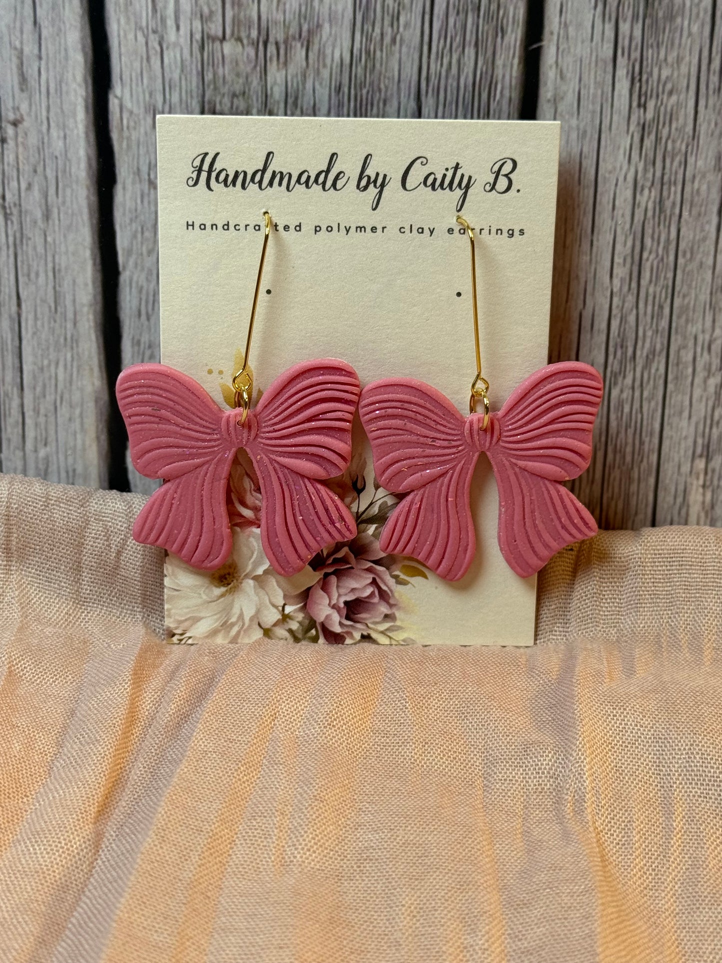 Pink Sparkle Bows