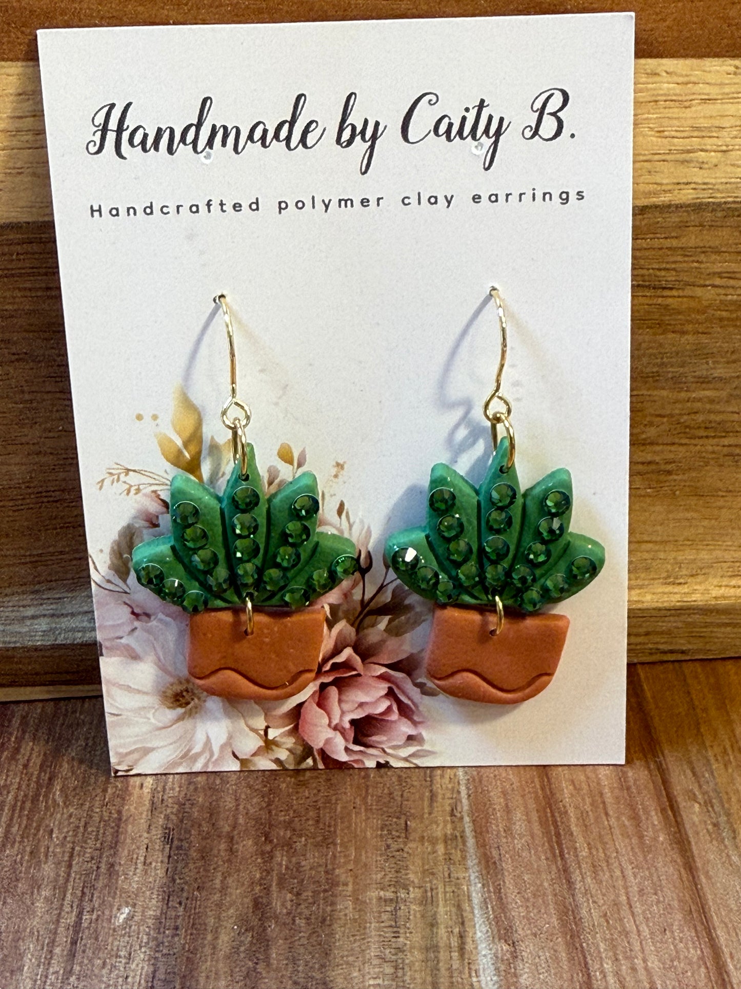 Bedazzled plant dangles