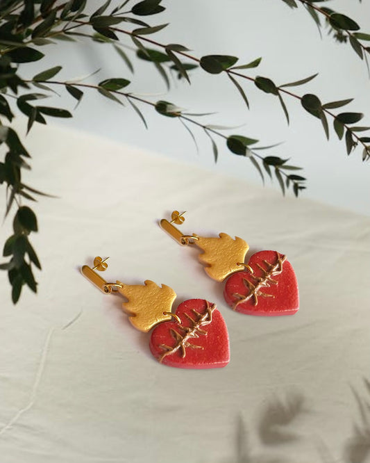 Sacred Heart of Jesus Earrings