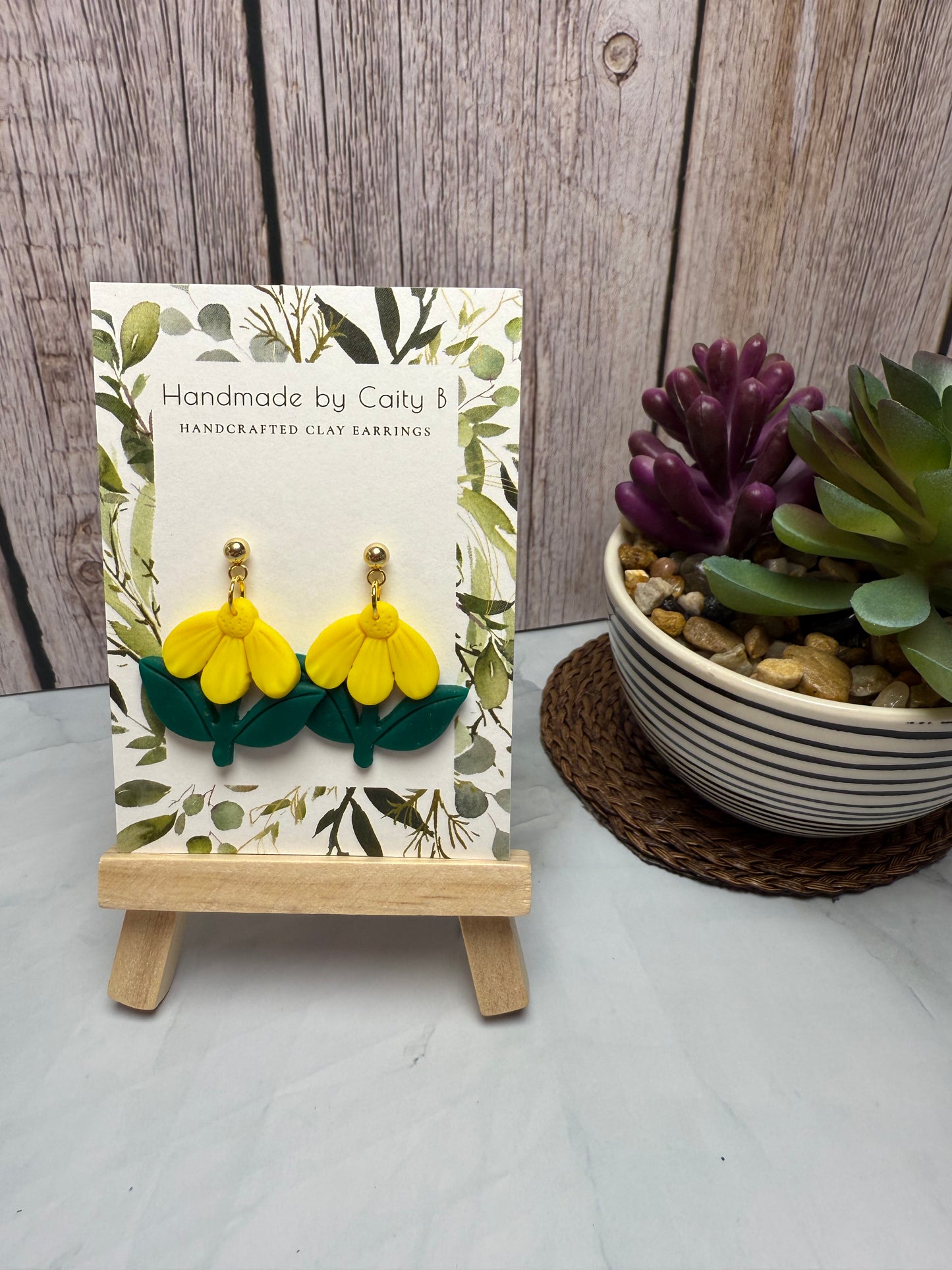 Sunshine Floral Dangles