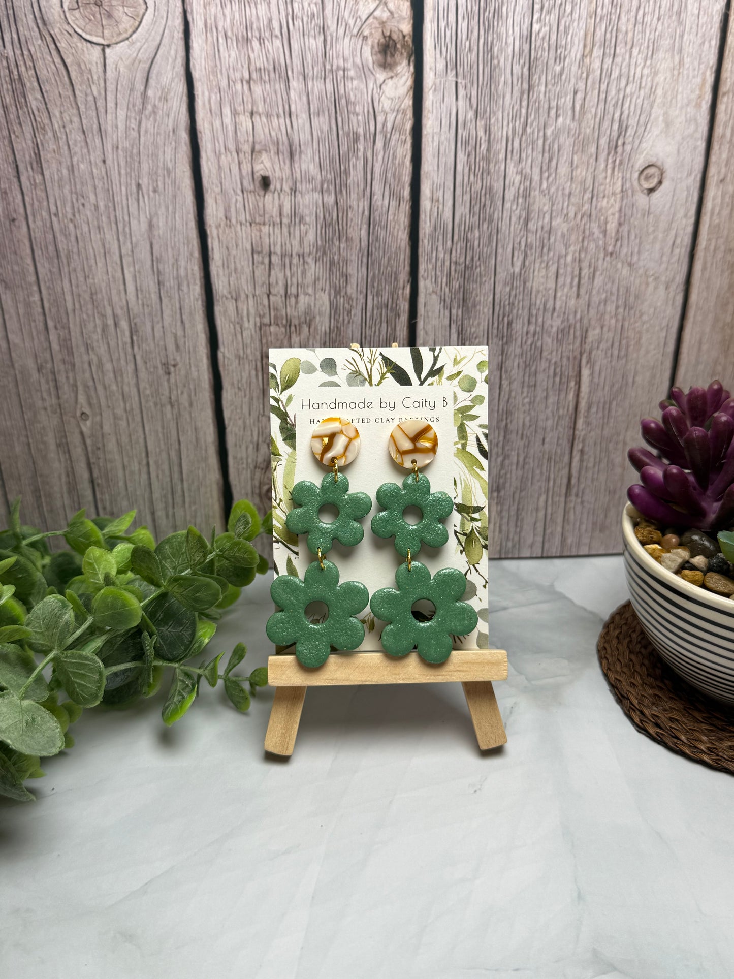 Daisy Stacked Dangles