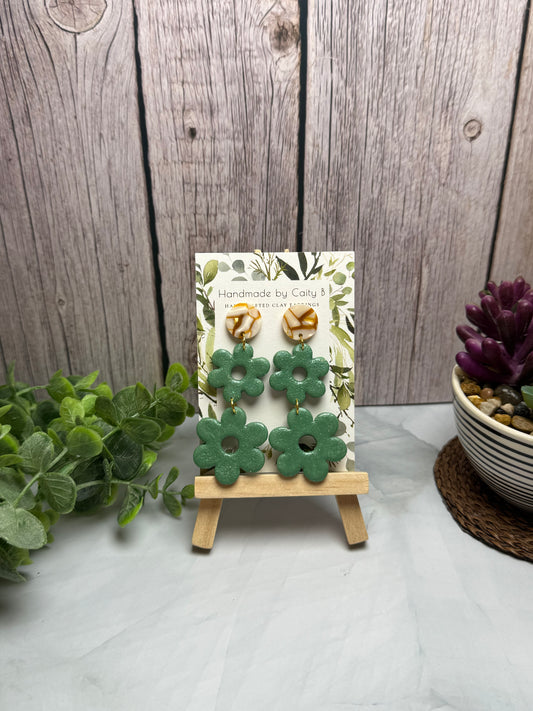 Daisy Stacked Dangles