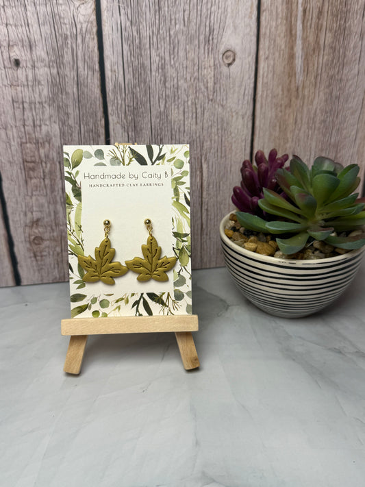 Golden Leaf Earrings