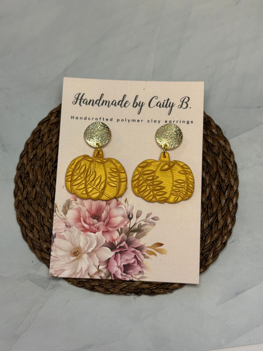 Golden Textured Pumpkins