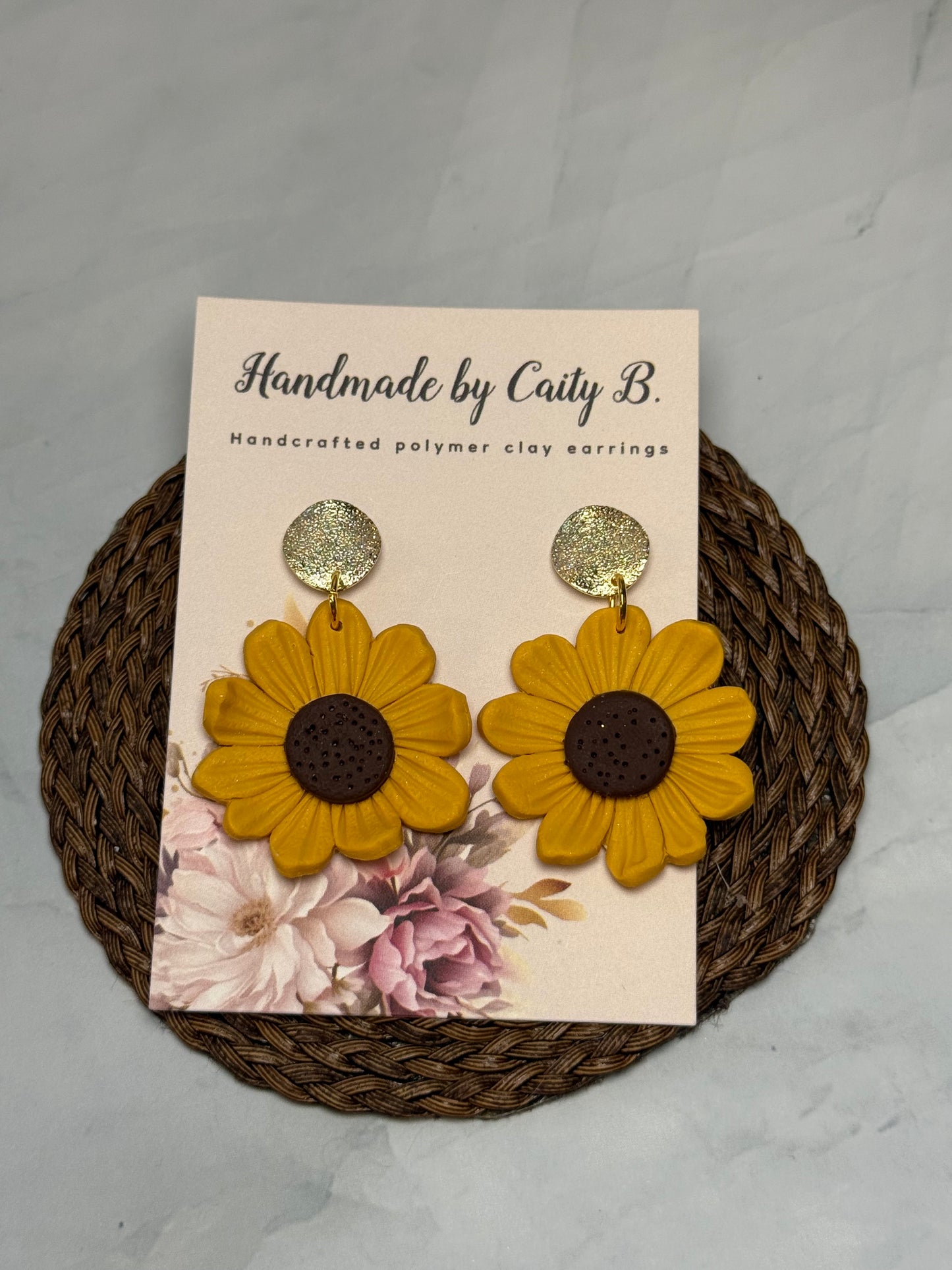 Sunflowers With Gold Tops
