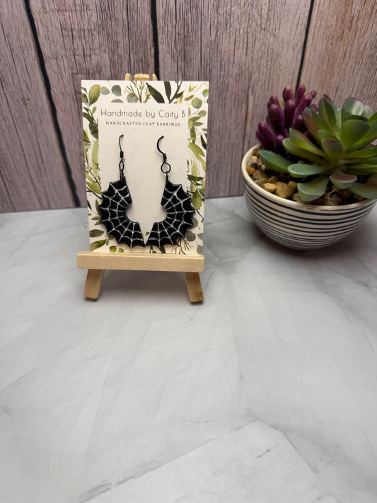 Spider Web Earrings
