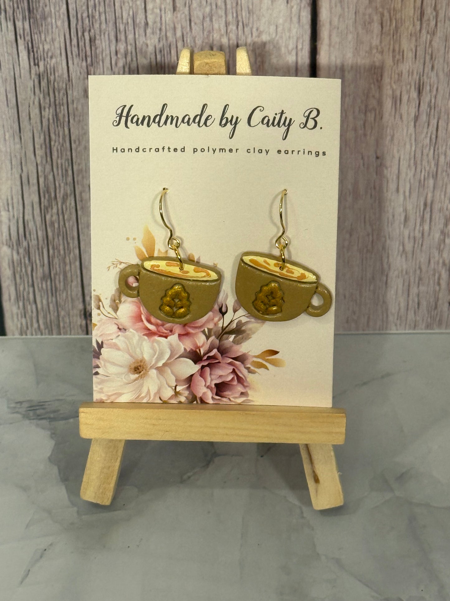 Cups of Coffee with Fall Leaves