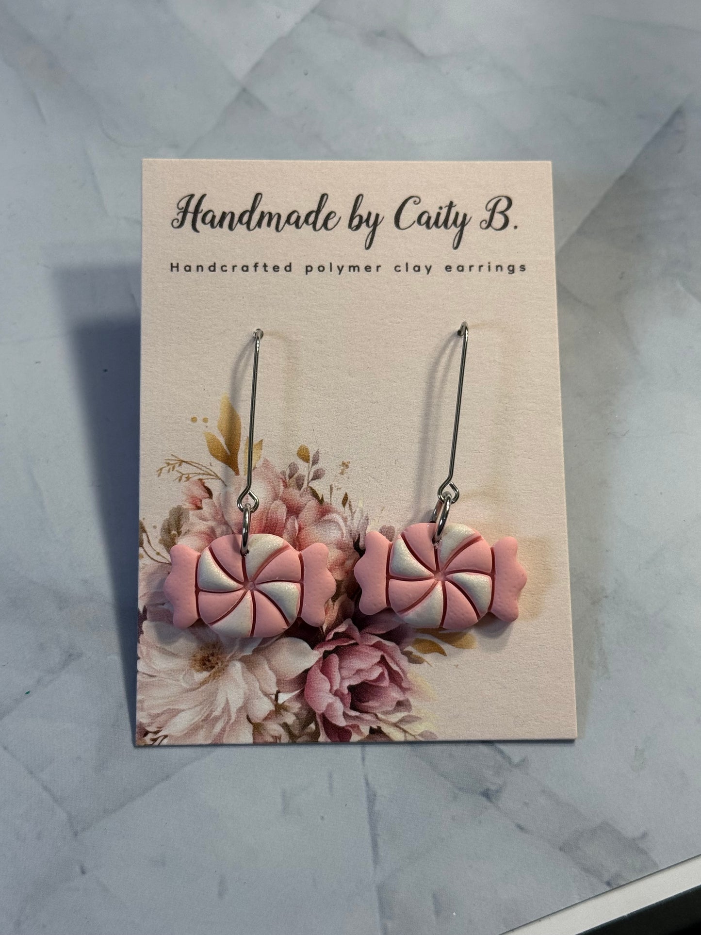 pink peppermint drops