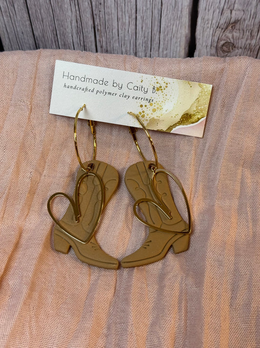 cowboy boots with heart charms