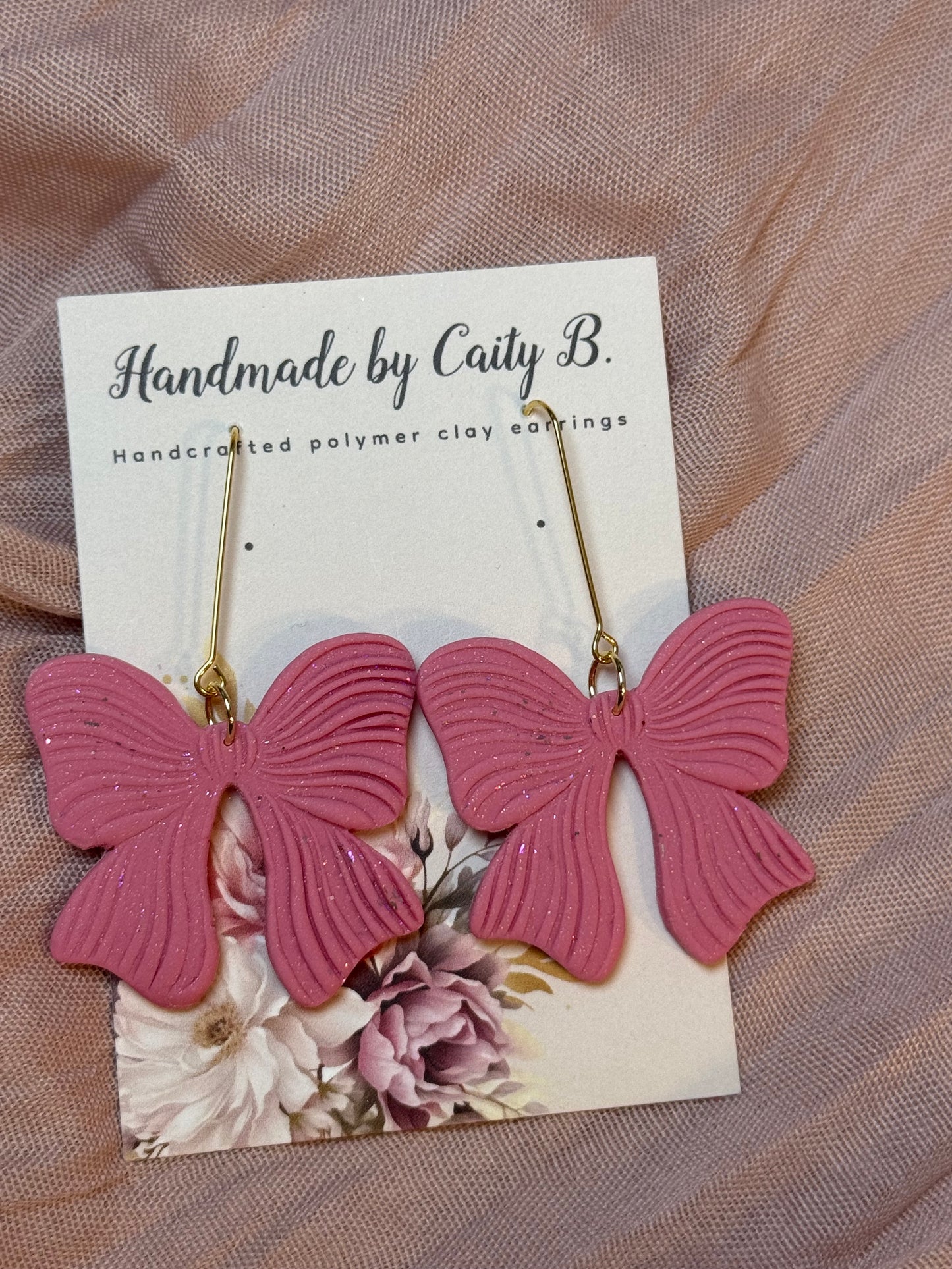 Pink Sparkle Bows