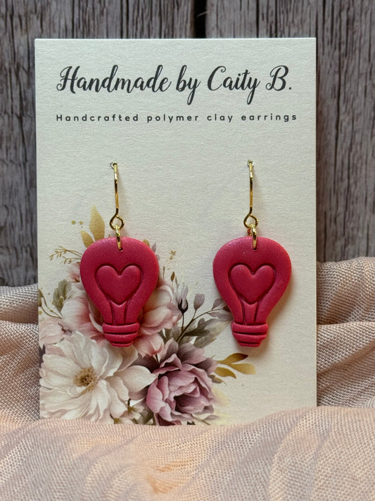 pink heart lightbulbs