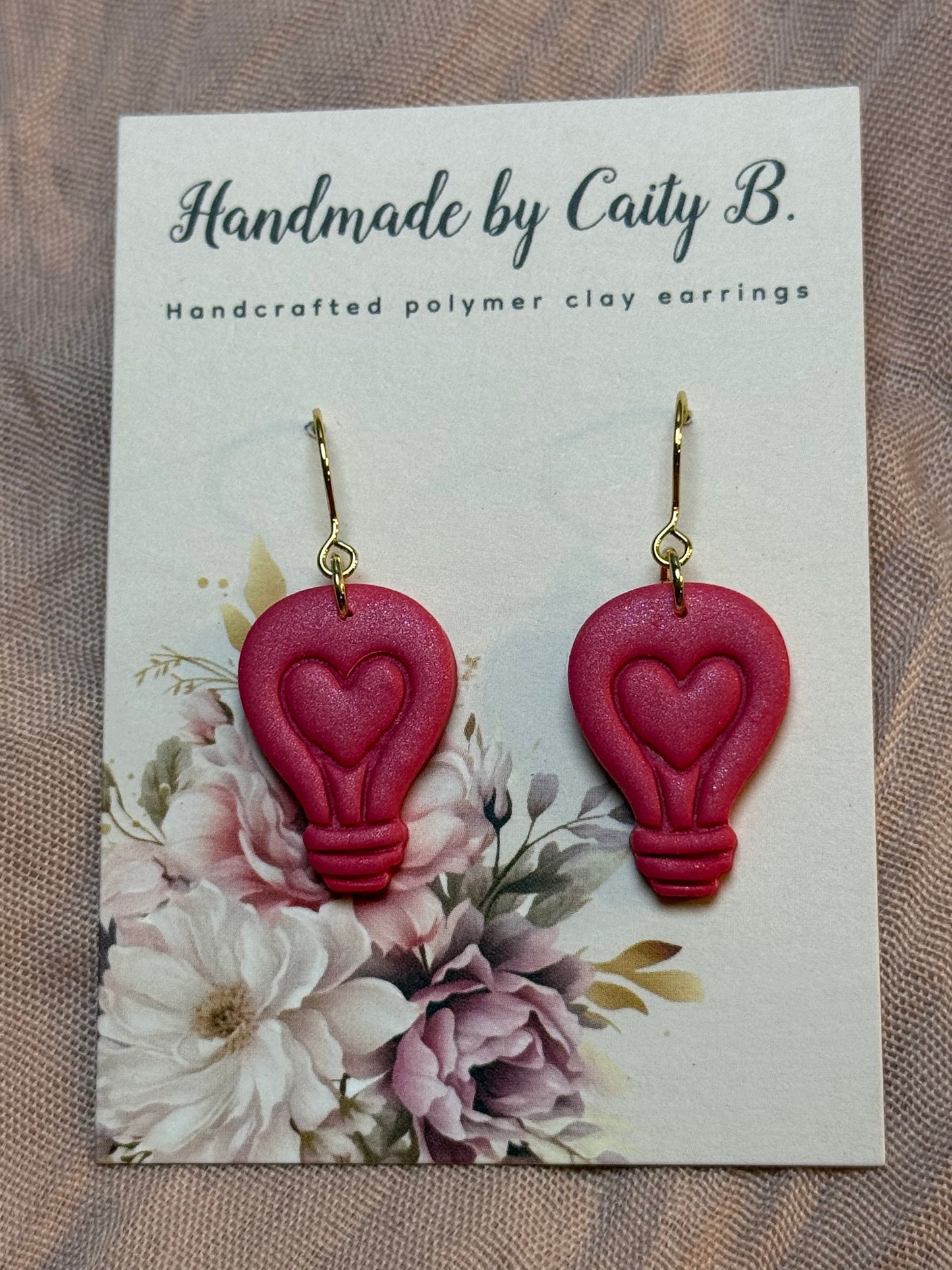 pink heart lightbulbs