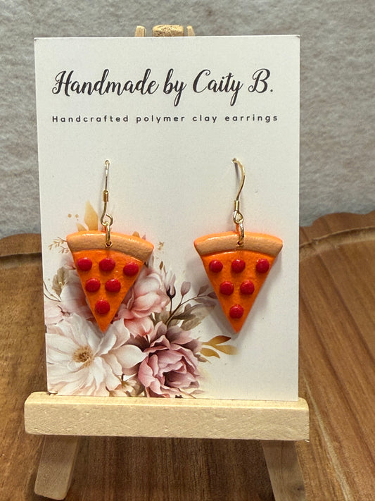 pizza gold dangles