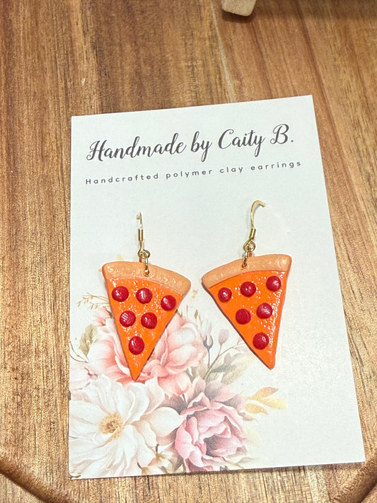pizza gold dangles