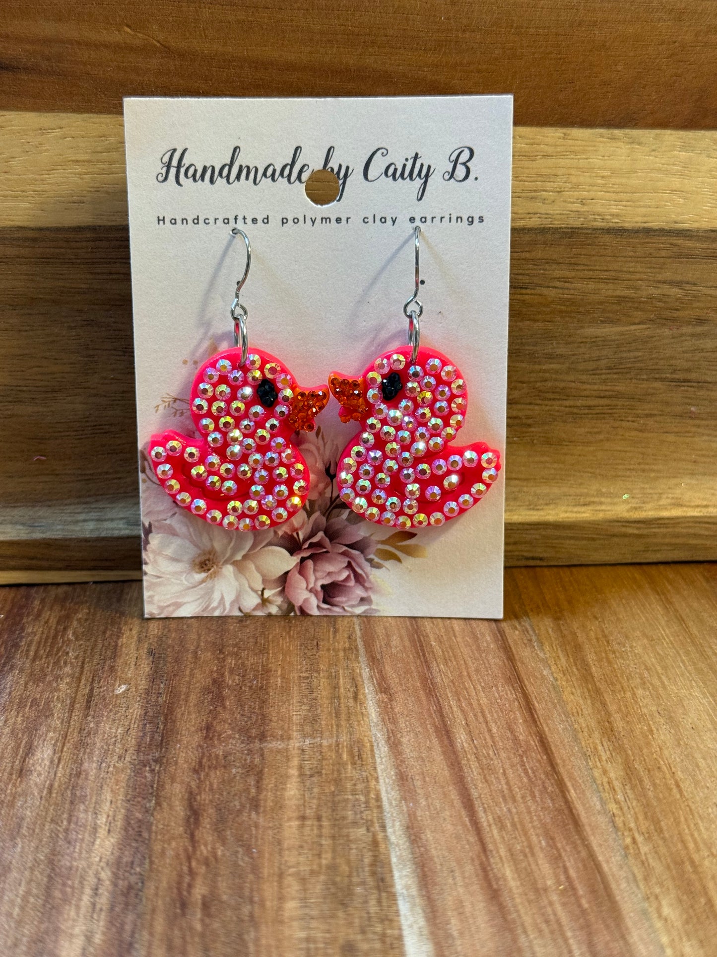 Bedazzled pink duck