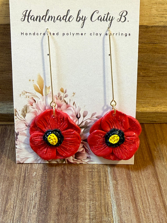Poppy drop dangles