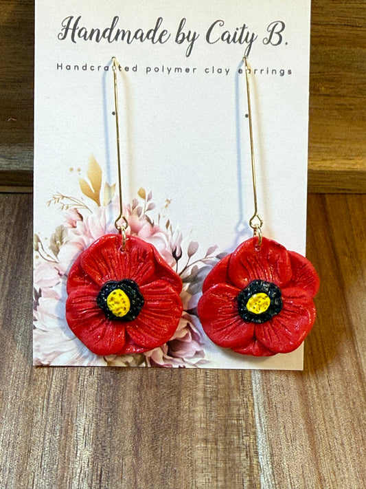 Poppy drop dangles