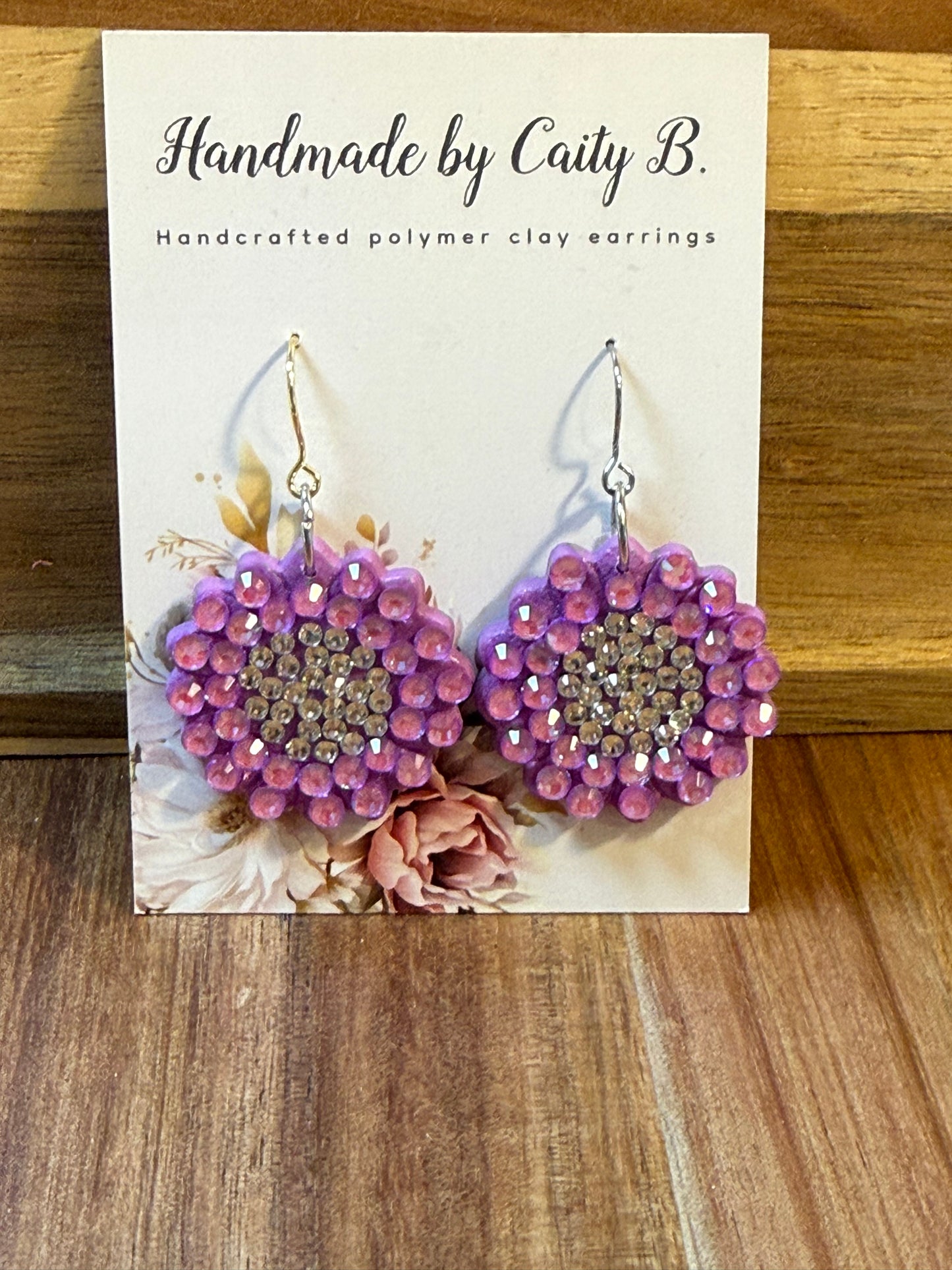 Bedazzled purple flower